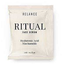 ПОДАРУНОК! Сироватка для обличчя зволожувальна з гіалуроновою кислотою й ніацинамідом - Relance Hyaluronic Acid + Niacinamide Face Serum (пробник) — фото N1