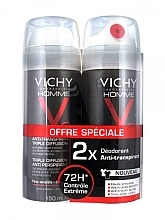 Духи, Парфюмерия, косметика Набор - Vichy Deo Anti-Transpirant 72H (deo/150ml + deo/150ml)