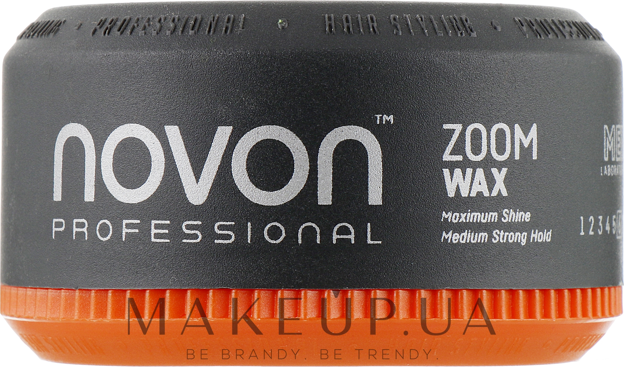 Помада для волос средней фиксации - Novon Professional Zoom Wax Medium Hold — фото 150ml