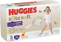 Подгузники-трусики Elite Soft Pants 5 (12-17 кг), 34 шт. - Huggies — фото N6