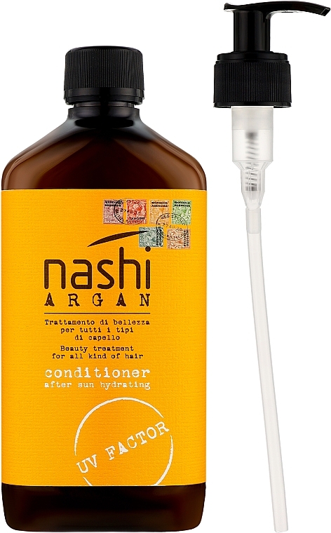 Зволожувальний кондиціонер для волосся після сонця - Nashi Argan UV Factor After Sun Hydrating Conditioner — фото N2