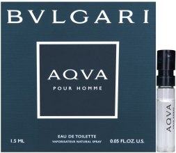 Духи, Парфюмерия, косметика Bvlgari Aqva Pour Homme - Туалетная вода (пробник)