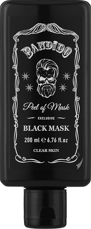 Маска для лица очищающая - Bandido Black Mask  — фото N1