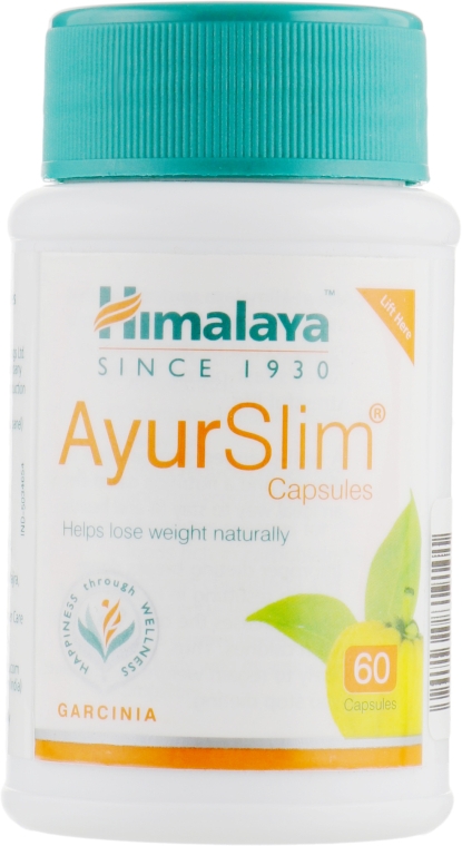 Пищевая добавка "Аюрслим" - Himalaya Herbals AyurSlim — фото N2