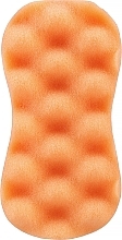 Парфумерія, косметика Губка для тіла масажна "Talia", помаранчева - Sanel Talia