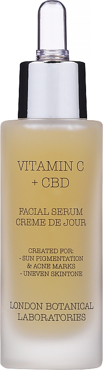 Сироватка для обличчя - London Botanical Laboratories Vitamin C + CBD Serum