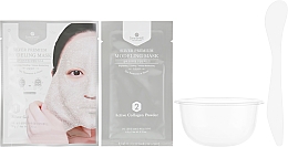 Маска-плівка для обличчя з мискою - Shangpree Silver Premium Modeling Mask (gel/50g + powder/4,5g) — фото N2