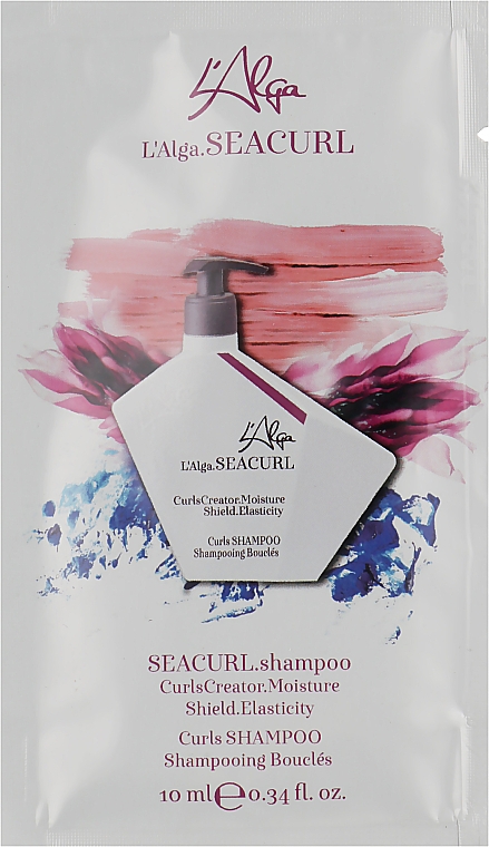 Шампунь для вьющихся волос - L’Alga Seacurl Shampoo (пробник) — фото N1