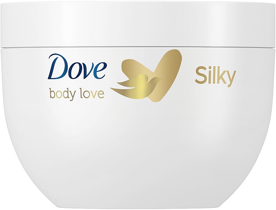 Крем для тела "Увлажнение и питание шелка" - Dove Body Love Silky Pampering Body Cream — фото N2
