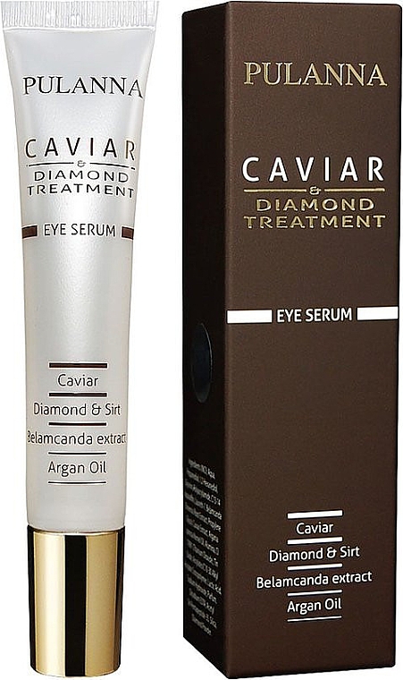 Відновлювальний ліфтинг-сироватка для контуру очей - Pulanna Caviar Eye Serum — фото N1