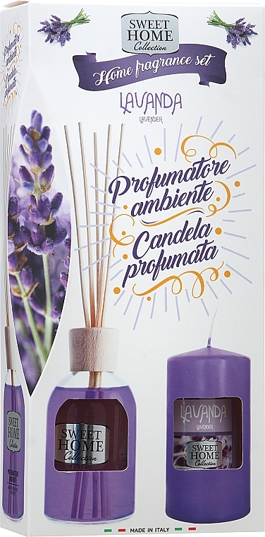 УЦЕНКА Набор - Sweet Home Collection Lavender Home Fragrance Set (diffuser/100ml + candle/135g) * — фото N1