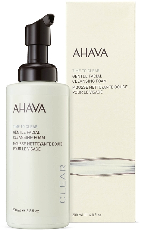 Ніжна очищувальна пінка для обличчя - Ahava Time to Clear Gentle Facial Cleansing Foam — фото N2