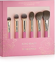 Набор кистей для макияжа, 6 предметов - Boho Beauty Makeup Brush Set  — фото N1