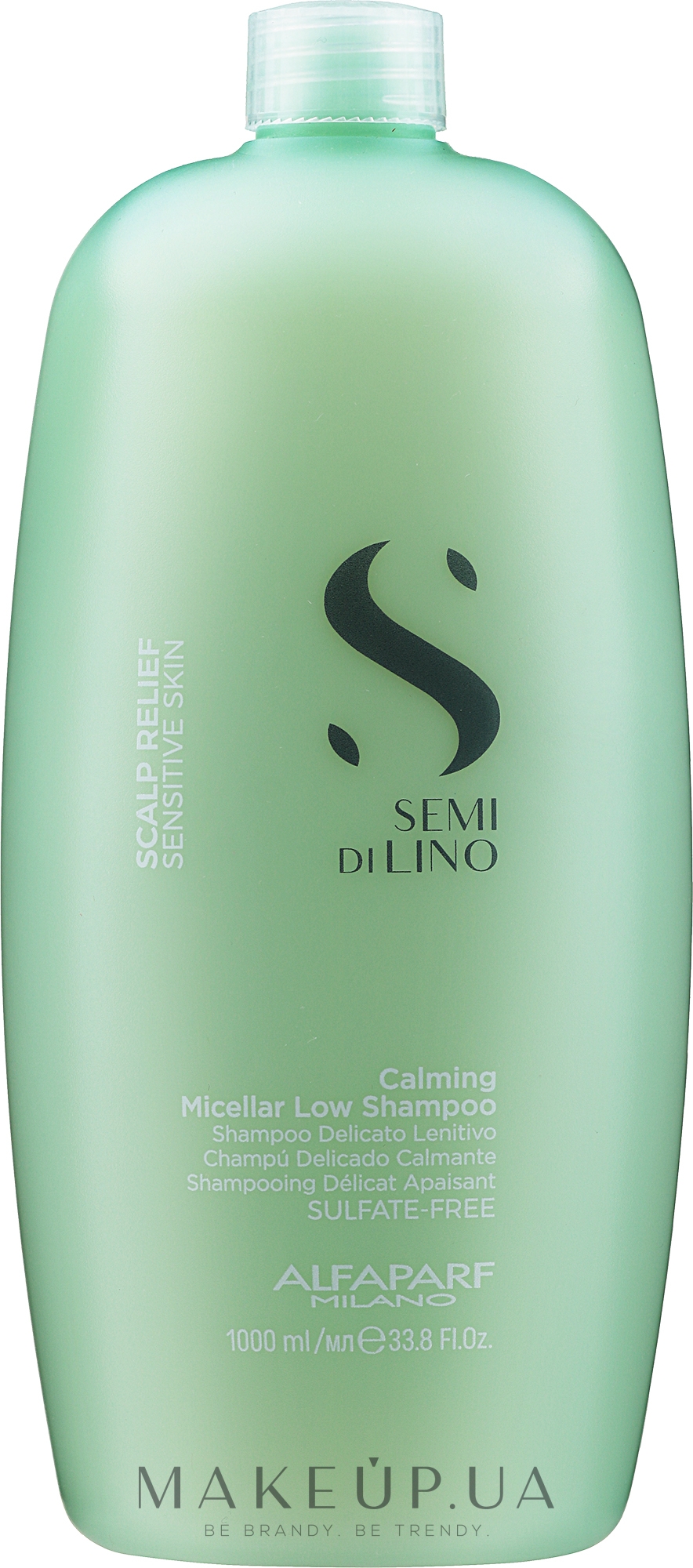 Успокаивающий мицеллярный шампунь - Alfaparf Semi Di Lino Scalp Relief Calming Micellar Low Shampoo — фото 1000ml