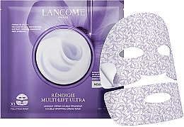 Духи, Парфюмерия, косметика Антивозрастная тканевая крем-маска - Lancome Renergie Multi-Lift Ultra