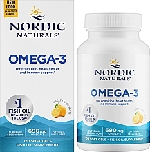 Пищевая добавка с лимонным вкусом "Омега-3" - Nordic Naturals Omega-3 Lemon  — фото N2