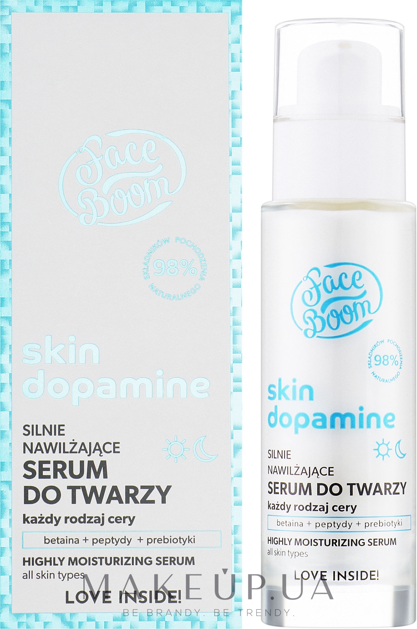 Зволожувальна сироватка для обличчя - FaceBoom Skin Dopamine Serum Do Twarzy — фото 30ml