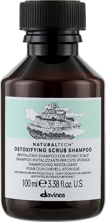 Шампунь-скраб детоксицирующий - Davines Detoxifying Shampoo — фото N1