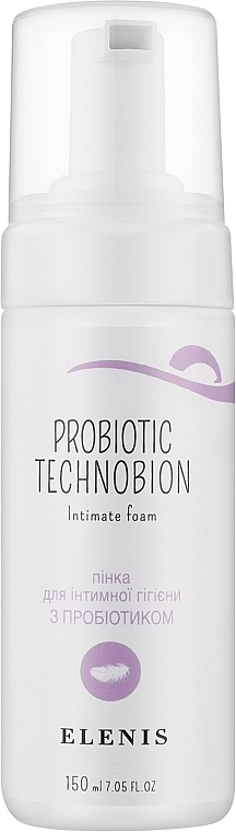 Пінка для інтимної гігієни з пробіотиком - Elenis Probiotic Technobion Intimate Foam — фото N1