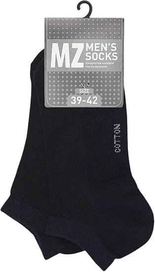 Шкарпетки чоловічі короткі RT1121-007, сітка, сині - Modna Zona — фото N2
