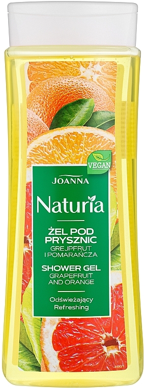Гель для душу - Joanna Naturia Grapefruit and Orange Shower Gel — фото N2