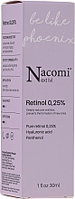Духи, Парфюмерия, косметика Ночная сыворотка для лица с ретинолом - Nacomi Next Level Retinol 0,25%