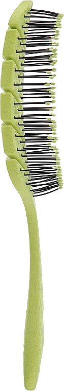 Масажна біощітка для волосся "Зелена" - Solomeya Scalp Massage Bio Hair Brush Green — фото N3