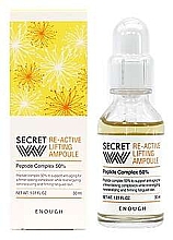 Духи, Парфюмерия, косметика Ампульная лифтинг-сыворотка для лица - Enough Secret Re-active Lifting Ampoule