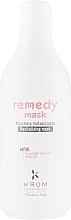 Восстанавливающая маска с растительным кератином и маслом оливы - Krom Remedy Mask — фото N3