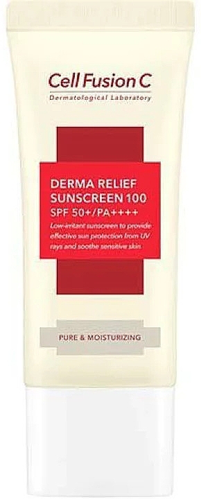 Набор - Cell Fusion C Derma Relief Sunscreen 100 SPF50+/PA++++ (cr/2x35ml) — фото N2