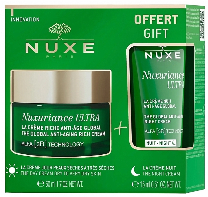 Набор - Nuxe Nuxuriance Ultra Offer Gift (d/cr/50 ml + n/cr/15 ml) — фото N1