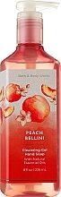 Духи, Парфюмерия, косметика Мыло для рук - Bath & Body Works Peach Bellini Cleansing Gel Hand Soap