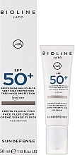 Солнцезащитный омолаживающий крем-флюид для лица с высокой степенью защиты - Bioline Jato Sundefense Very Higt Protection Face Fluid SPF50+ — фото N2
