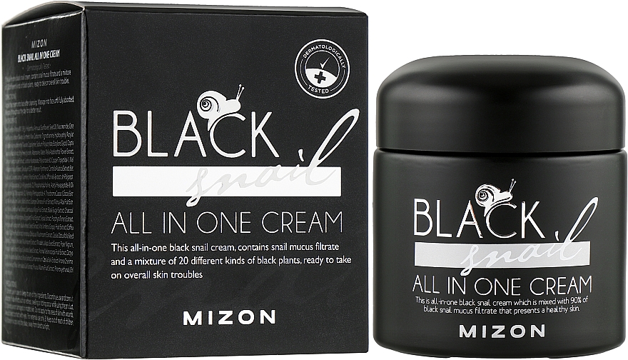 Крем с черной улиткой - Mizon Black Snail All In One Cream  — фото N2