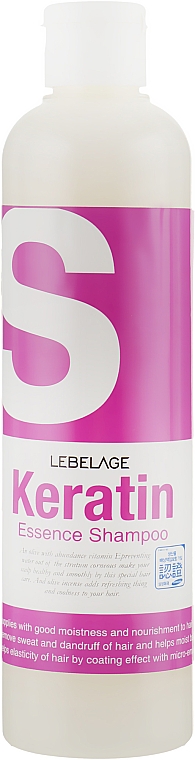 Шампунь для волосся - Lebelage Keratin Essence Shampoo