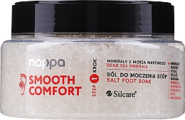Парфумерія, косметика Сіль для ніг "Мінерали Мертвого моря" - Silcare Nappa Smooth Comfort Salt Foot Soak