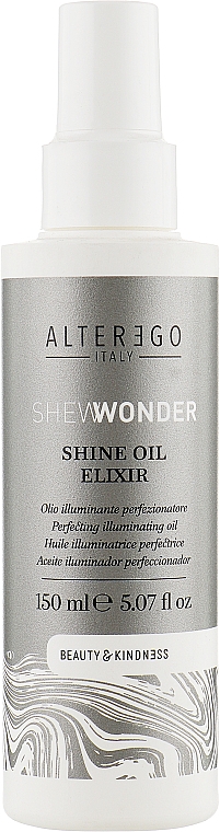 Масло-эликсир для блеска волос - Alter Ego She Wonder Shine Oil Elixir — фото N1