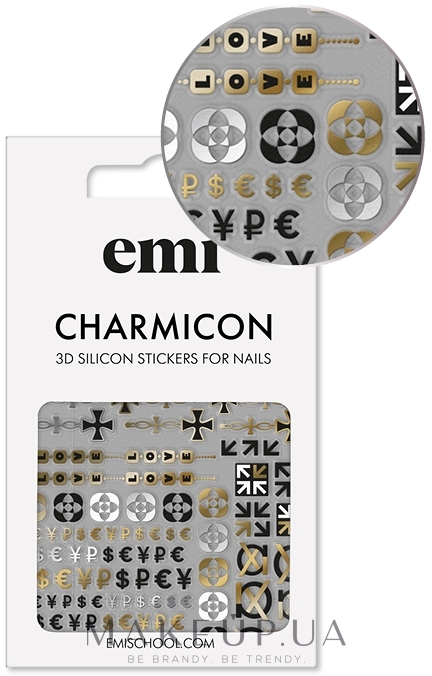 Наклейки для ногтей - Emi Charmicon 3D Silicone Stickers  — фото 174 - Icon
