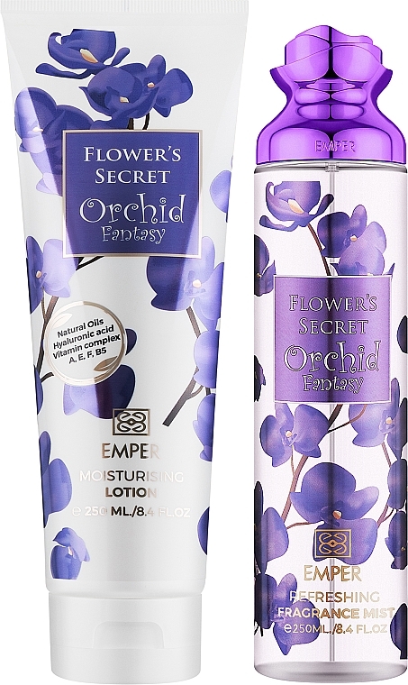 Набір - Emper Flower'S Secret Orchid Fantasy (b/mist/250ml + b/lot/250ml) — фото N2