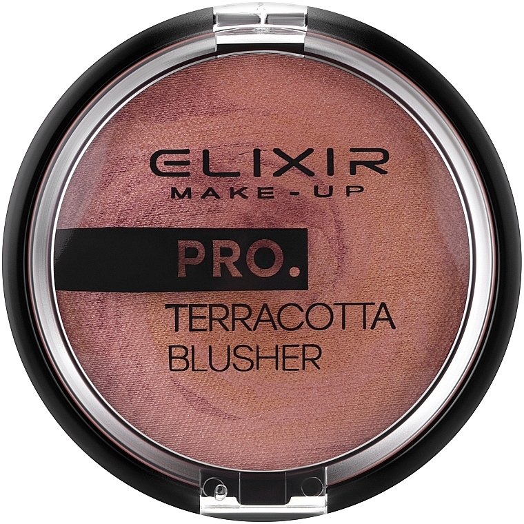 Рум'яна для обличчя з шимером - Elixir Make-up PRO Terracotta Blusher — фото N2