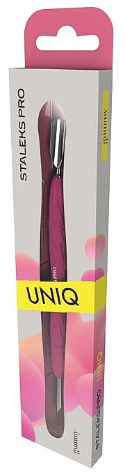 Лопатка манікюрна із силіконовою ручкою - Staleks Pro Uniq 10 Type 2 — фото N3