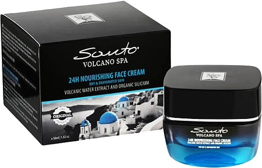 Живильний крем для обличчя - Santo Volcano Spa 24H Nourishing Face Cream — фото N1