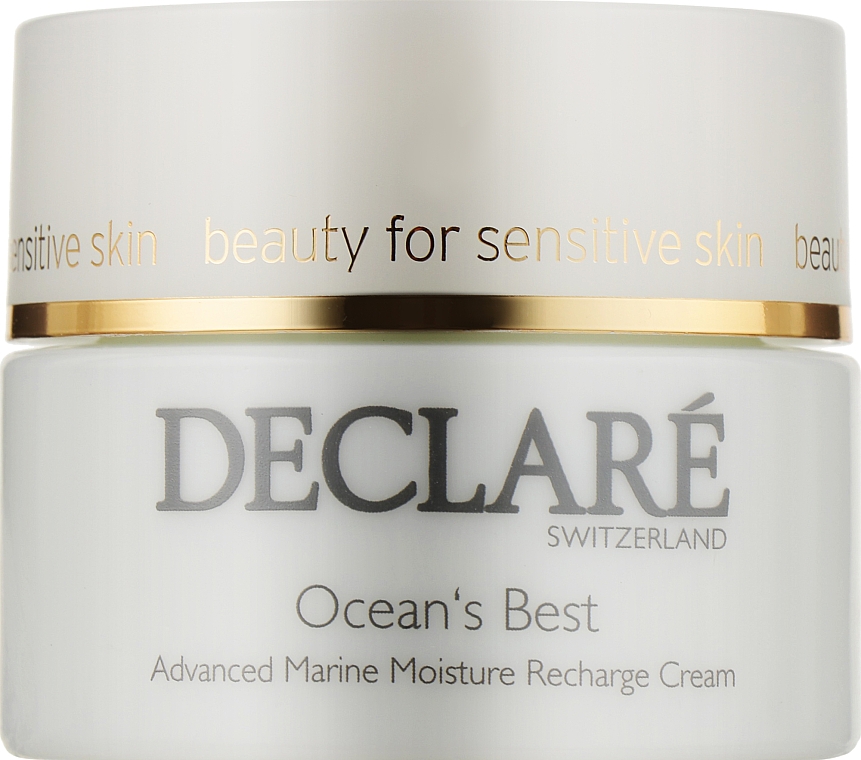 Інтенсивний зволожуючий крем з морськими екстрактами - Declare ocean's Best Advanced Marine Moisture Cream Recharge — фото N1