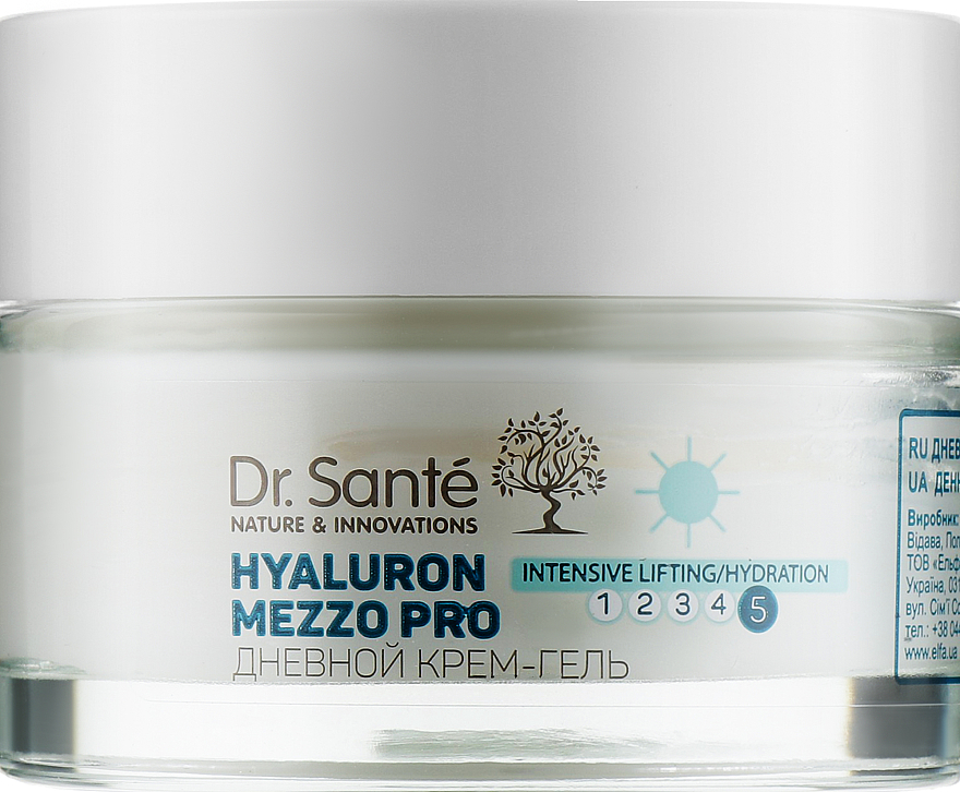 Денний крем-гель для обличчя - Dr. Sante Hyaluron Mezzo Pro Cream * — фото N1