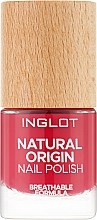 Парфумерія, косметика Лак для нігтів - Inglot Natural Origin Nail Polish