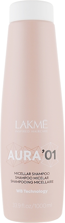 РАСПРОДАЖА  Мицеллярный шампунь для волос - Lakme Aura '01 Micellar Shampoo * — фото N1
