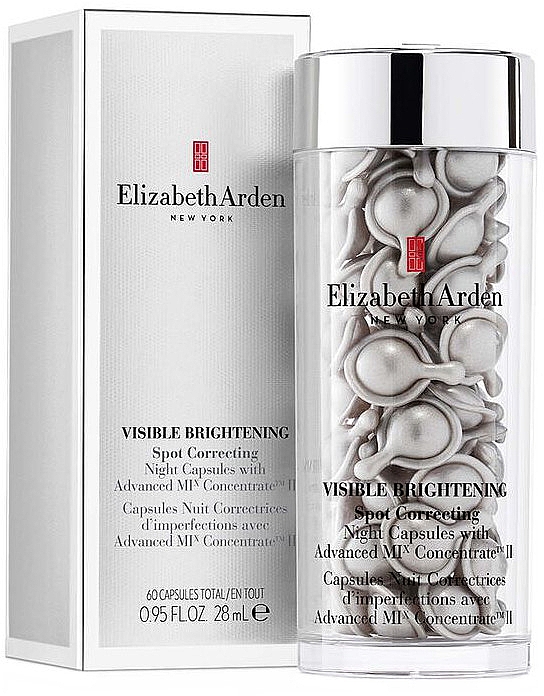 Ночная сыворотка для лица (в капсулах) - Elizabeth Arden Visible Brightening Spot Correcting Night Capsules with Advanced Mix Concentrate II — фото N1