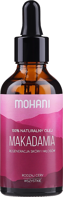 Натуральна олія "Макадамія" - Mohani Macadamia Oil — фото N1