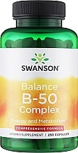 Парфумерія, косметика Комплекс вітамінів групи В, у капсулах - Swanson Balance B-50 Complex Capsules