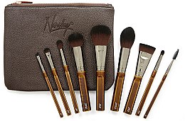 Духи, Парфюмерия, косметика Набор кистей - Nanshy Eye Brush Set Onyx Black (brush/9шт)